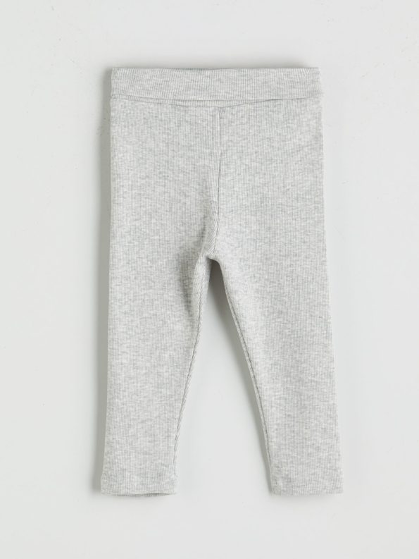LCW Baby Gray Elastic Waist Pants for Boys