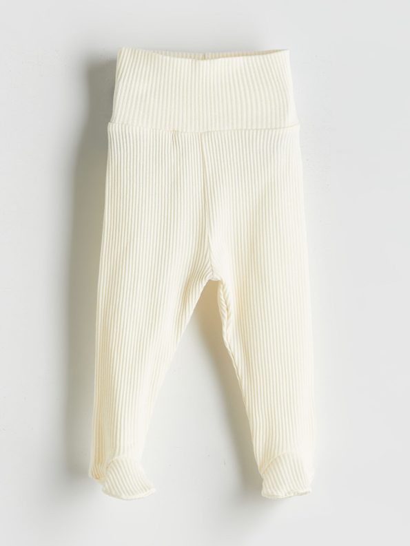 LCW Baby Gray Elastic Waist Pants for Boys