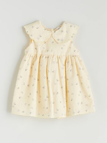 Bicycle Neck Baby Girl Dress Set