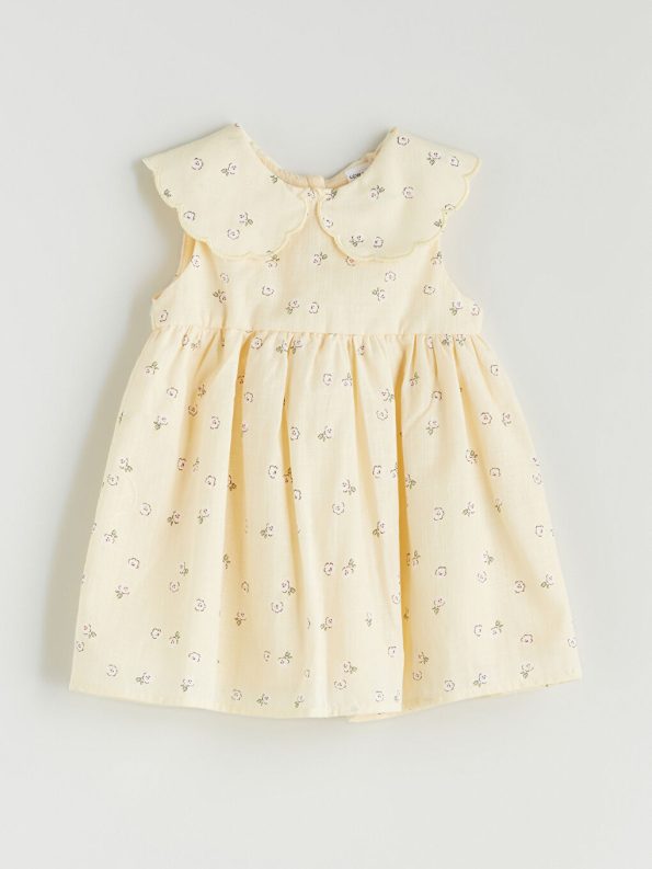 Bicycle Neck Baby Girl Dress Set