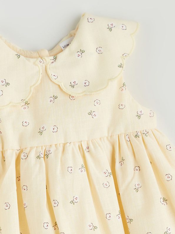 Bicycle Neck Baby Girl Dress Set