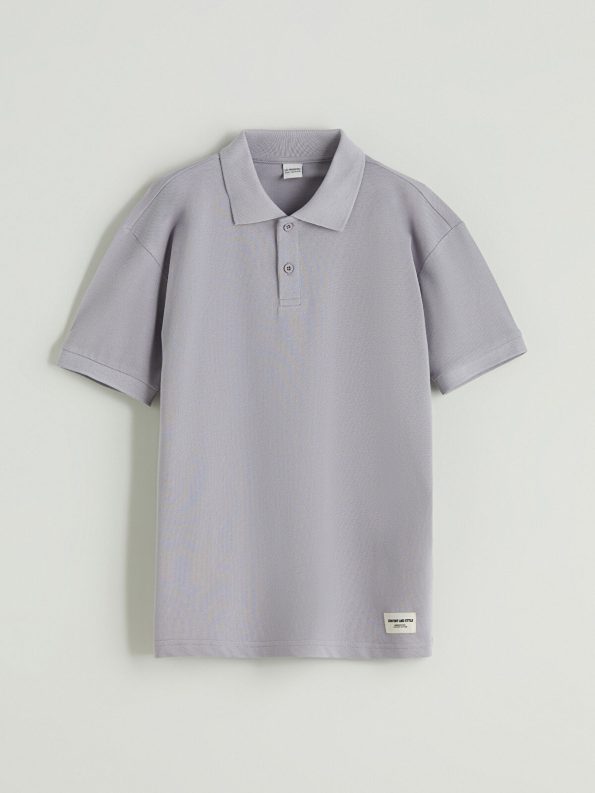 LCW Kids Lilac Polo Collar Boys' T-Shirt