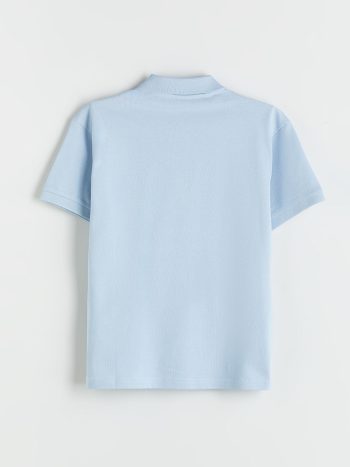 LCW Kids Blue Polo Collar Boys' T-Shirt