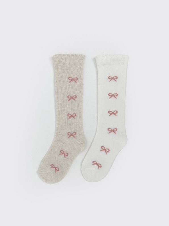 Basic Baby Girl Sock Booties - Pack of 10