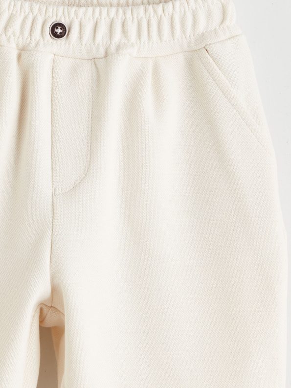 LCW Kids Beige Elastic Waist Basic Boys Shorts