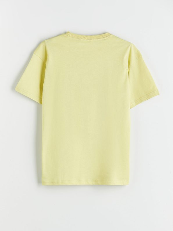 LCW Kids Green Crew Neck Boys T-Shirt