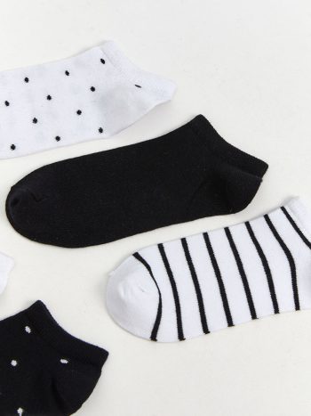 Patterned Girls' Ankle Socks Set of 3
