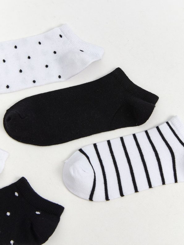 Patterned Girls' Ankle Socks Set of 3