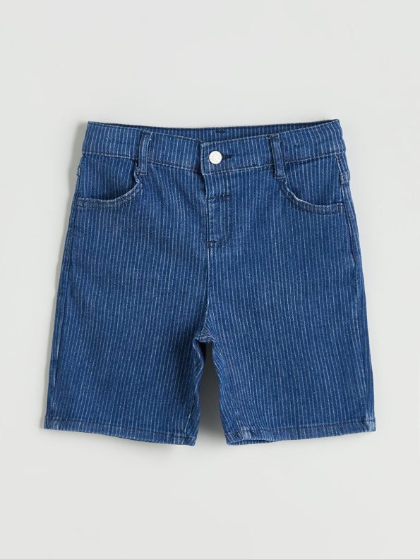 LCW Kids Indigo Basic Boys Denim Shorts