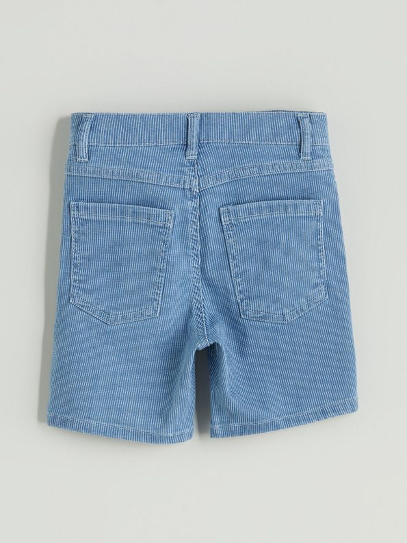 LCW Kids Indigo Striped Boys Denim Shorts