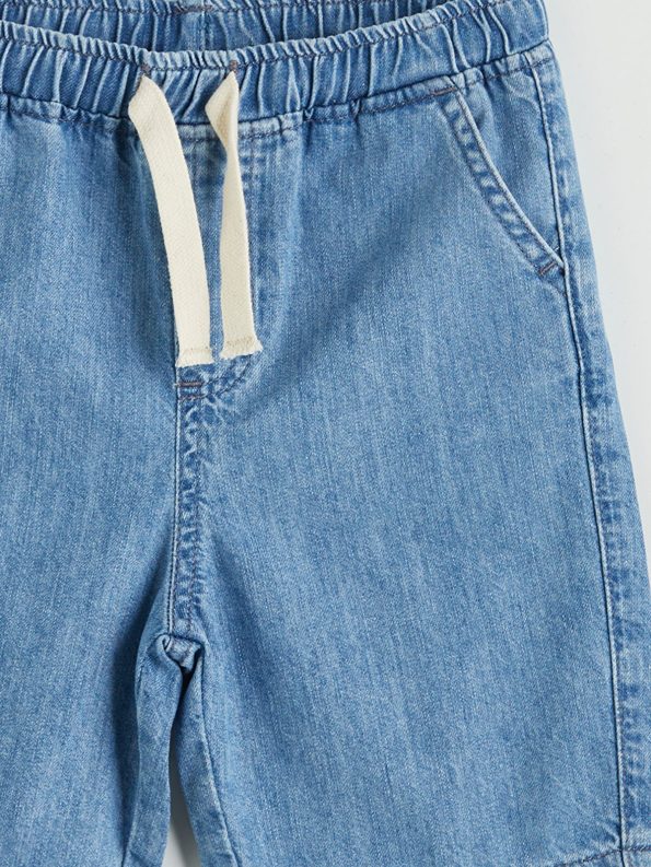 LCW Kids Indigo Basic Pocket Boy's Denim Shorts
