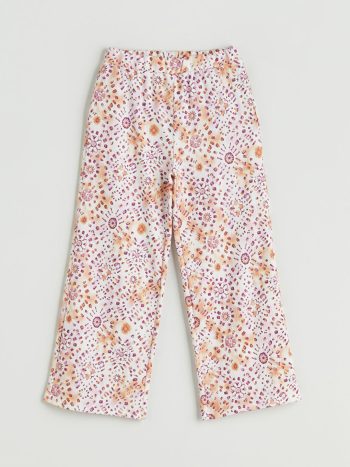 Girls' Elastic Waist Denim Pants