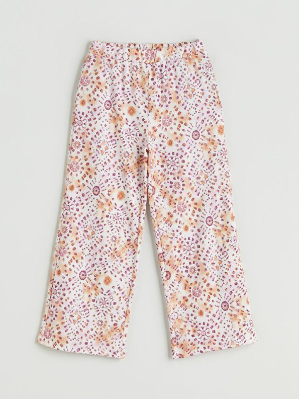 Girls' Elastic Waist Denim Pants