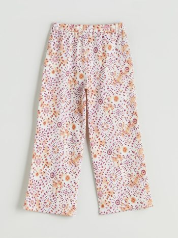 Girls' Elastic Waist Denim Pants