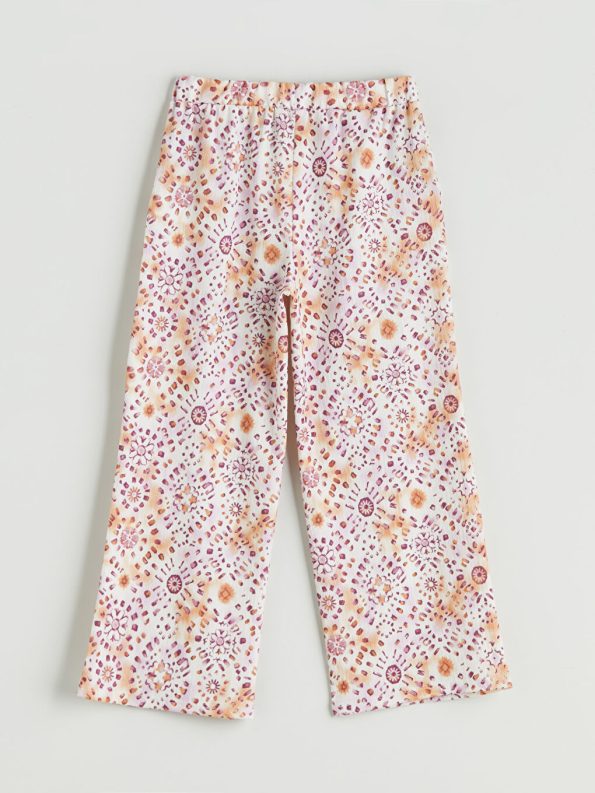 Girls' Elastic Waist Denim Pants