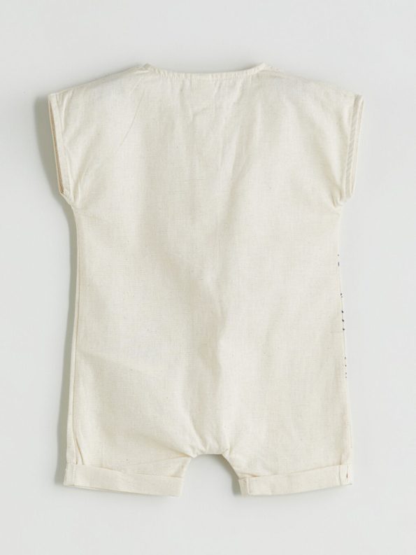 Striped Baby Boy Bodysuit and Shorts Set