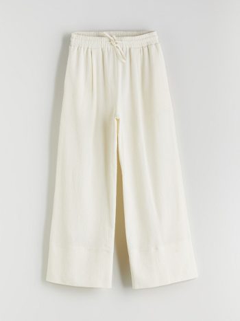 Girls' Printed Jogger Pants with Elastic Waistband