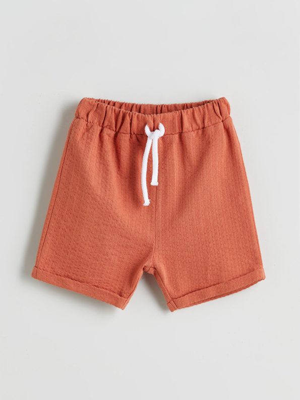 LCW Baby Printed T-Shirt and Shorts Set for Boys