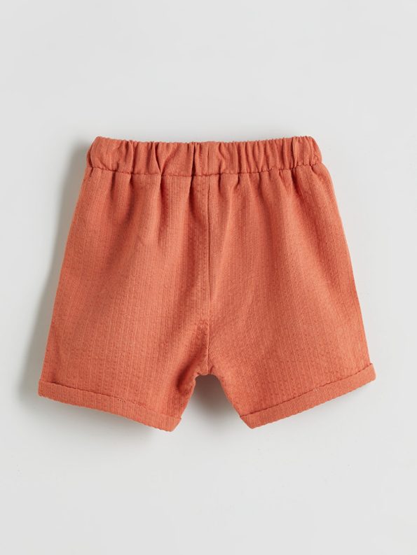 LCW Baby Printed T-Shirt and Shorts Set for Boys