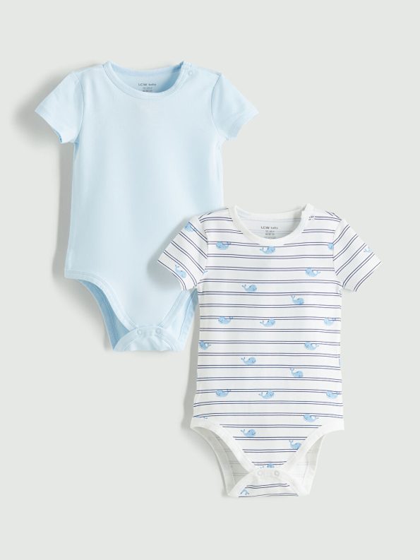 Printed Baby Boy Bodysuit Set
