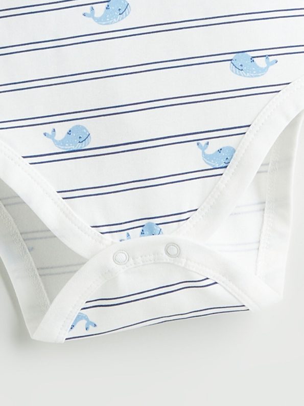 Printed Baby Boy Bodysuit Set