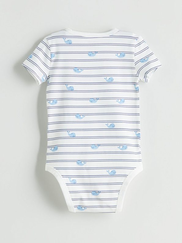 Printed Baby Boy Bodysuit Set