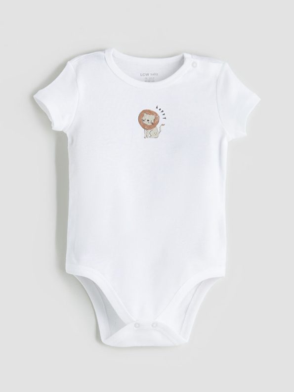 Printed Baby Boy Bodysuit