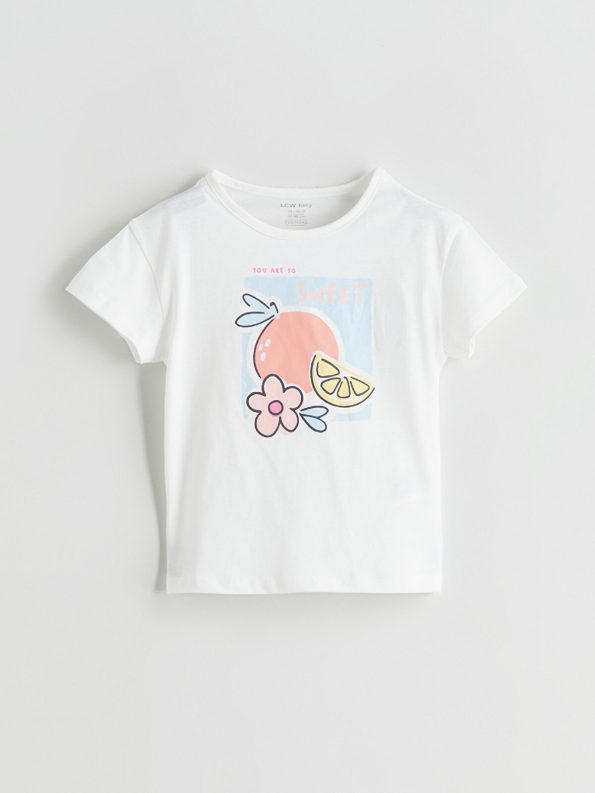 LCW Baby Printed Girls T-Shirt and Leggings Set
