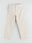 Belted Cotton Blend Boys Cargo Pants