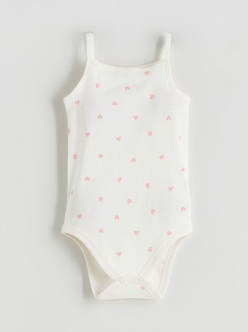 Basic Baby Girl Snap Bodysuits Set of 2