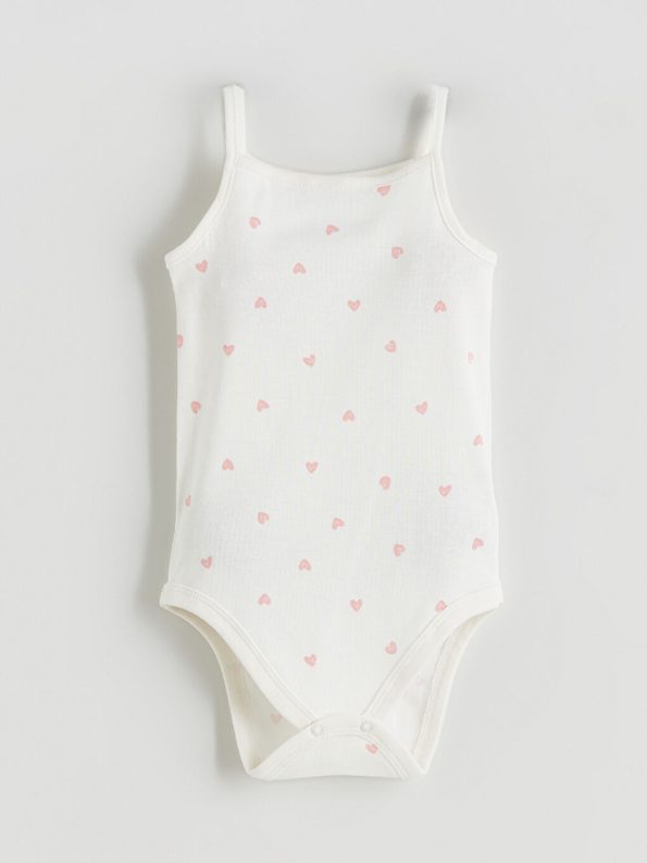 Basic Baby Girl Snap Bodysuits Set of 2