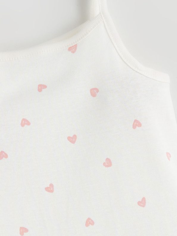 Basic Baby Girl Snap Bodysuits Set of 2