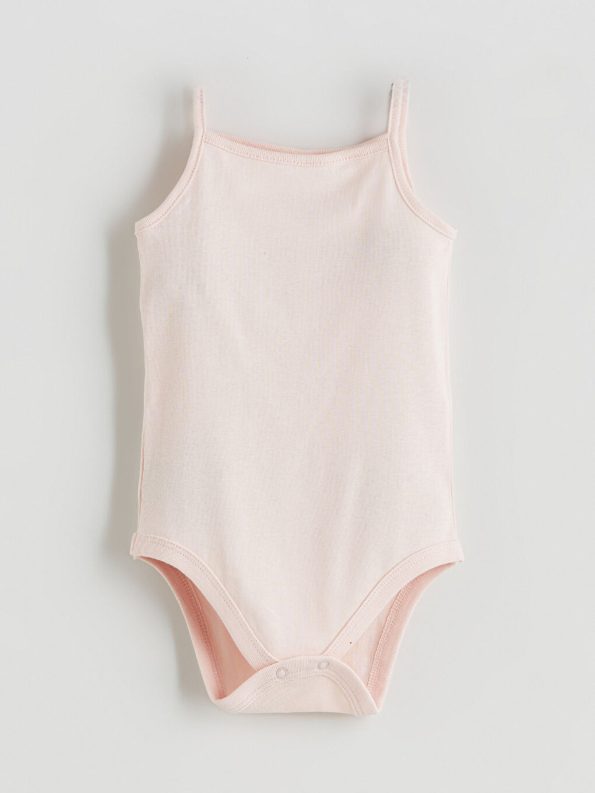 Basic Baby Girl Snap Bodysuits Set of 2
