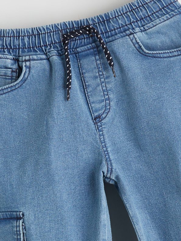 Adjustable Waistband Boys' Denim Pants