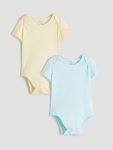Printed Baby Girl Bodysuit Set of 2