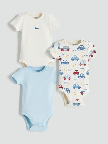 Printed Baby Girl Bodysuit Set of 2