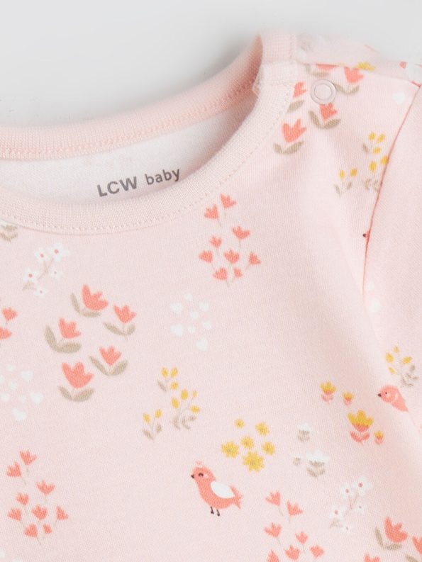 Printed Baby Girl Bodysuit Set of 2