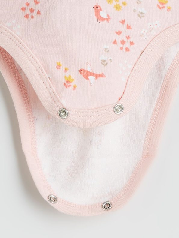 Printed Baby Girl Bodysuit Set of 2