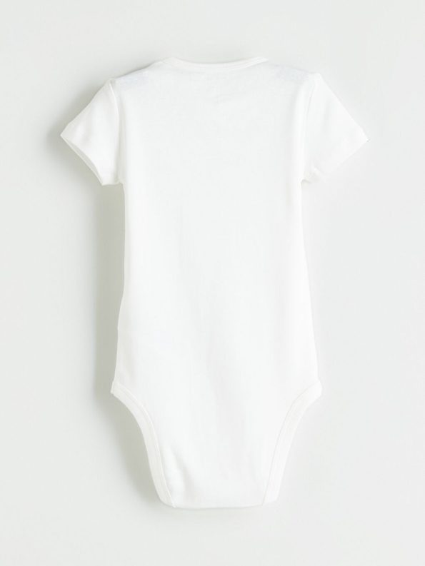 Boys' Printed Crew Neck Baby Bodysuit