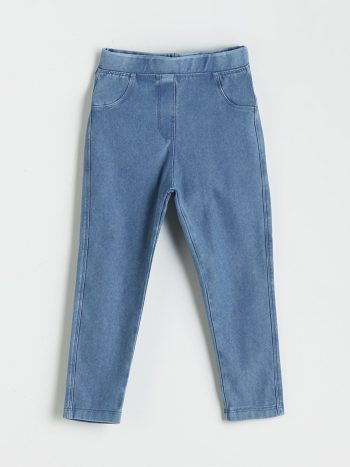LCW Kids Indigo Girls' Elastic Waist Leggings