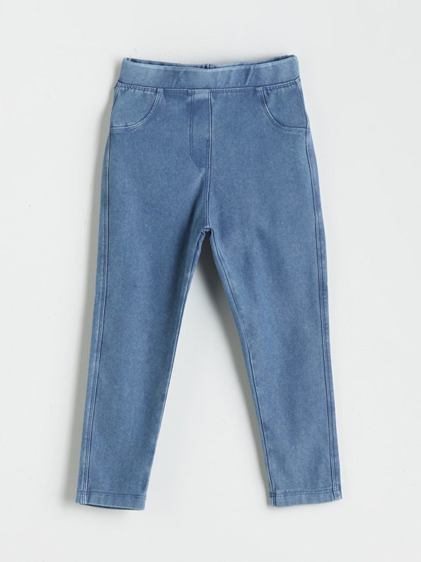LCW Kids Indigo Girls' Elastic Waist Leggings