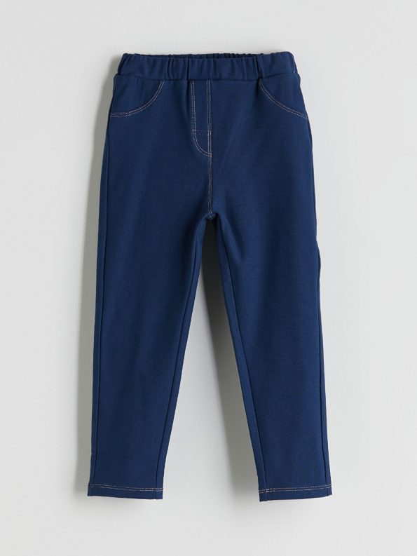 LCW Kids Indigo Girls' Elastic Waist Leggings