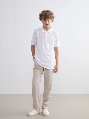 Boys' Elastic Waist Cargo Jogger Pants