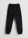 Boys' Thick Jogger Pants with Elastic Waistband
