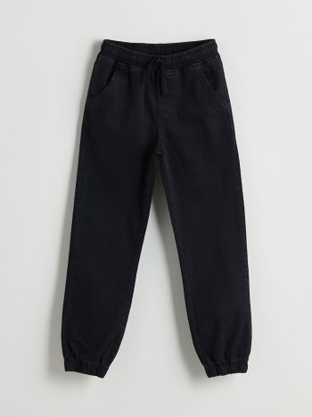 Boys' Thick Jogger Pants with Elastic Waistband