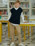 Basic Long Sleeve Boys Cardigan