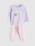 Hooded Long Sleeve Girls' Puffer Jacket
