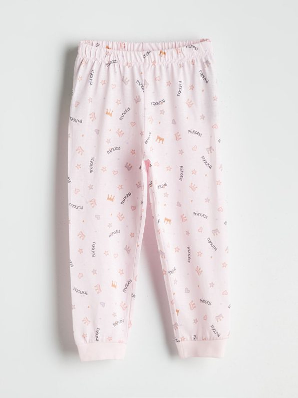 Girls' Leopard Print Wide Leg Pants
