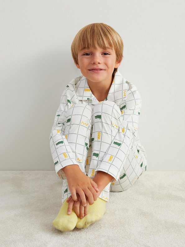 Boys' Long Sleeve Crew Neck Printed Sweatshirt
