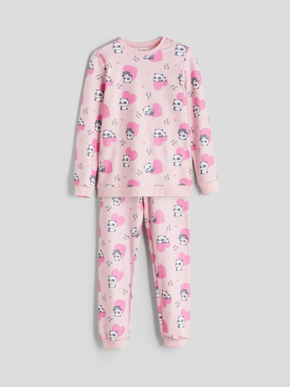 Girls' Barbie Print Crew Neck Sweatshirt